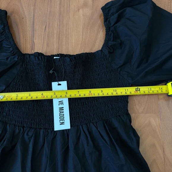 NWT Steve Madden Black Long Sleeve Dress Women’s XS - Picture 6 of 8